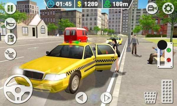 Taxi Simulator 3D - Crazy Taxi Driver Game स्क्रीनशॉट 2
