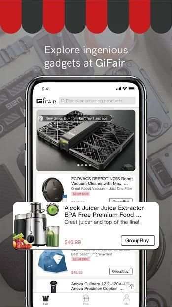 GiFair screenshot 2