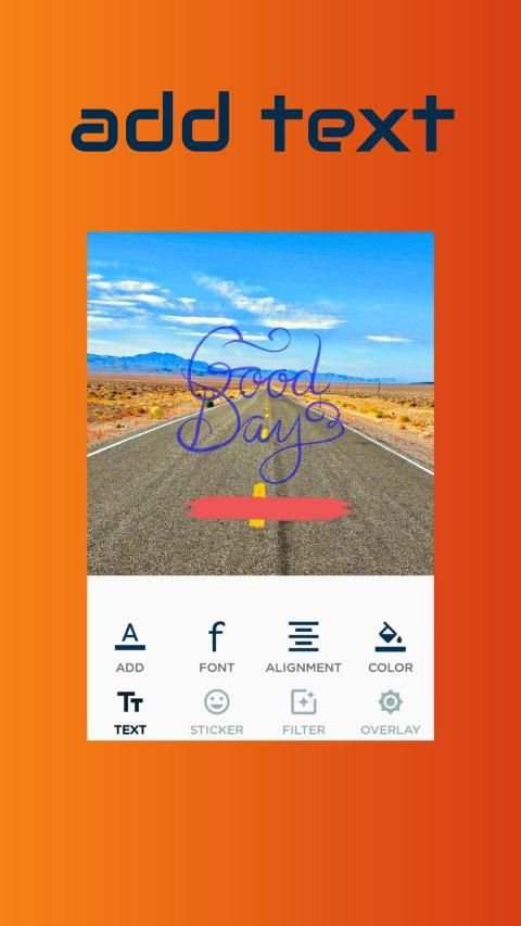 Easy Edit - Text on Photo and Stickers screenshot 3