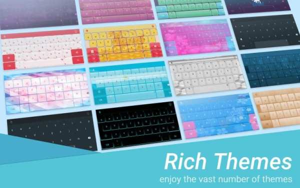 Engaging Color Keyboard Theme screenshot 1