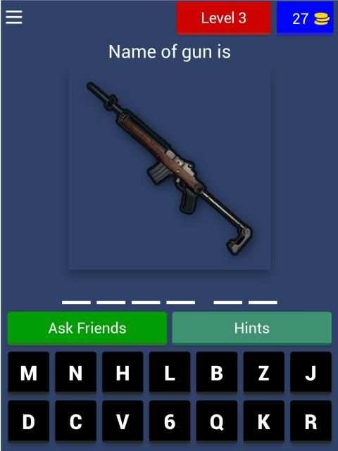 Guess PUBG GUNS screenshot 4