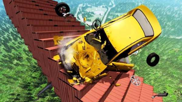 Beam Drive NG Death Stairs Car Crashs screenshot 5