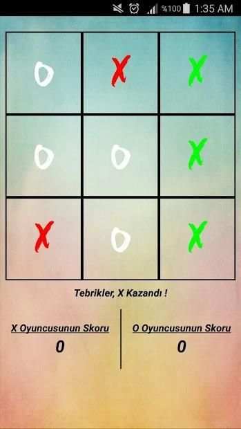 Tic-Tac-Toe (XOX) स्क्रीनशॉट 1
