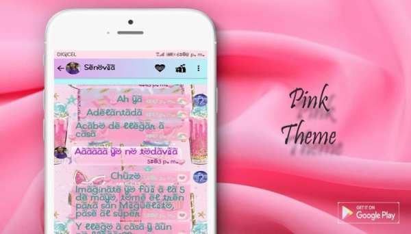 Pink WA Theme Design screenshot 2