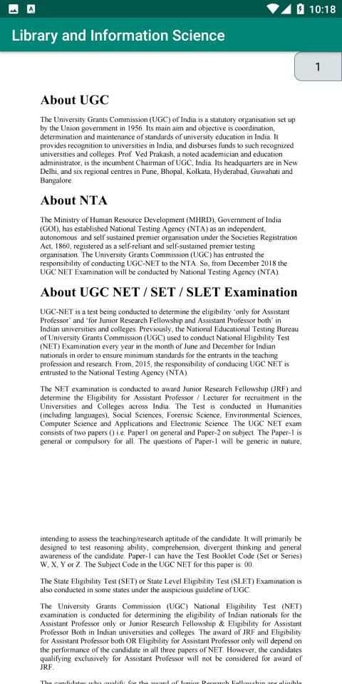 Library and Information Science, NET Solved Paper screenshot 1