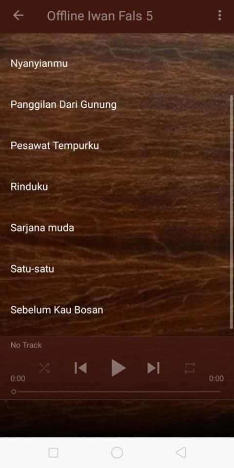 Koleksi Lagu IWAN FALS Offline screenshot 2
