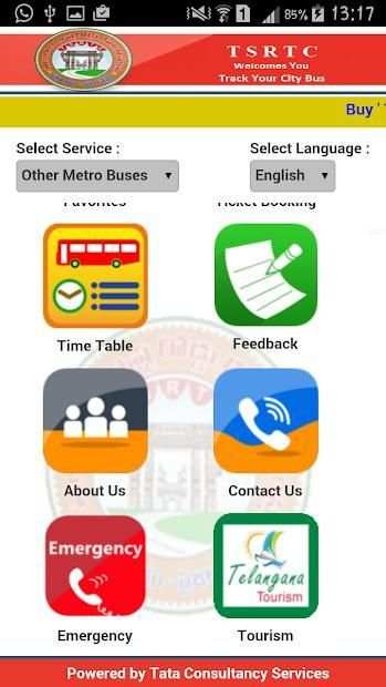 TSRTC Live Bus Track screenshot 1