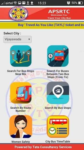 APSRTC City Bus Live Track स्क्रीनशॉट 1