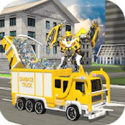 City Garbage Truck Flying Robot-Trash Truck Robot