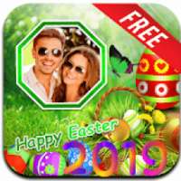 Easter photo frames:easter background, Easter eggs on 9Apps