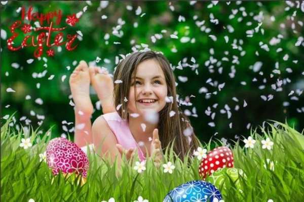 Easter photo frames:easter background, Easter eggs स्क्रीनशॉट 1