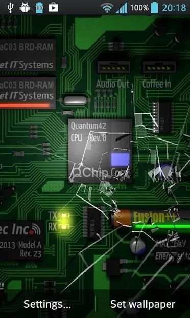 Cracked Screen Gyro 3D Parallax Wallpaper HD स्क्रीनशॉट 1