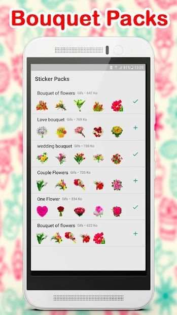 WAStickerApps Flowers screenshot 1