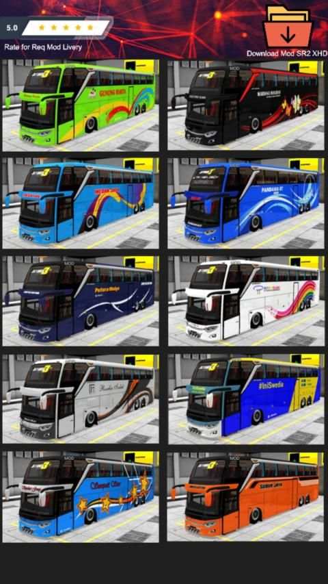 Mod Bus XHD Gunung Harta स्क्रीनशॉट 3