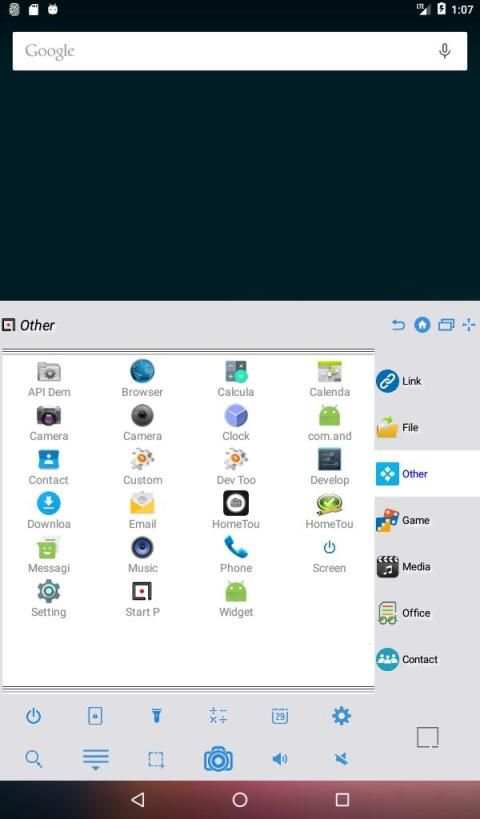 OneTouch Launcher for Android screenshot 3