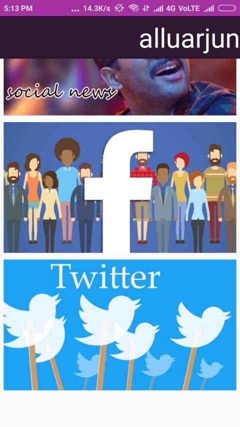 Allu Arjun social media updates screenshot 1
