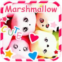 ikon Cute Marshmallow Cartoon Theme for android free