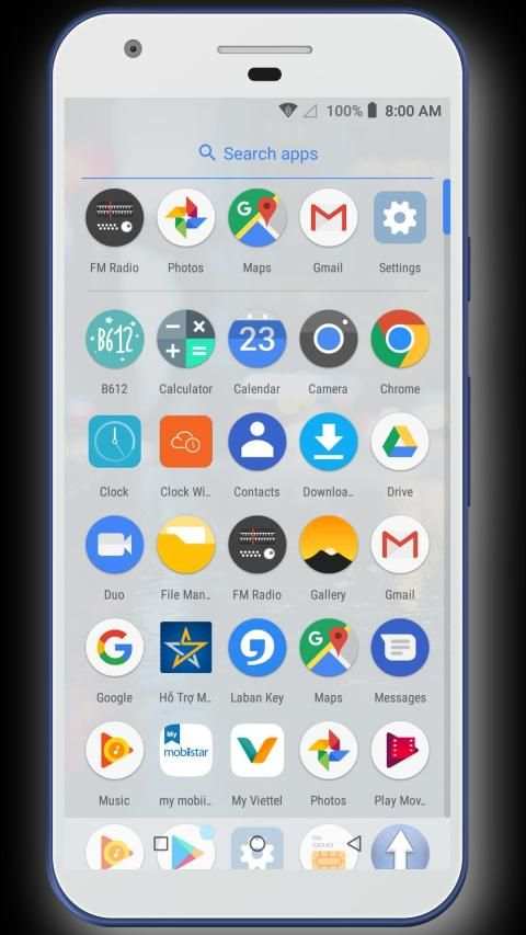 Pie Launcher स्क्रीनशॉट 3
