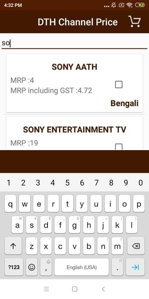 DTH TV Channel Price 2019 screenshot 4