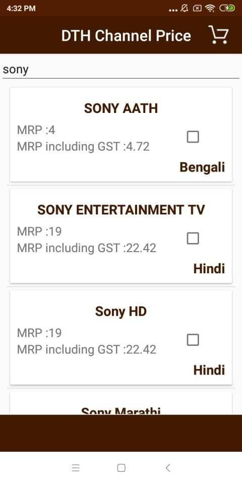 DTH TV Channel Price 2019 screenshot 3