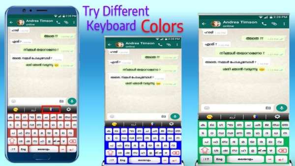 Malayalam English keyboard 2019 - Fast typing screenshot 2