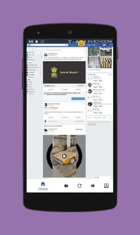Desktop view# Facebook twitter Youtube PC version screenshot 2