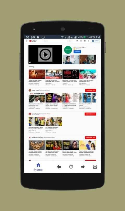 Desktop view# Facebook twitter Youtube PC version screenshot 4