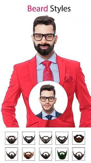 Man HairStyle Photo Editor स्क्रीनशॉट 1