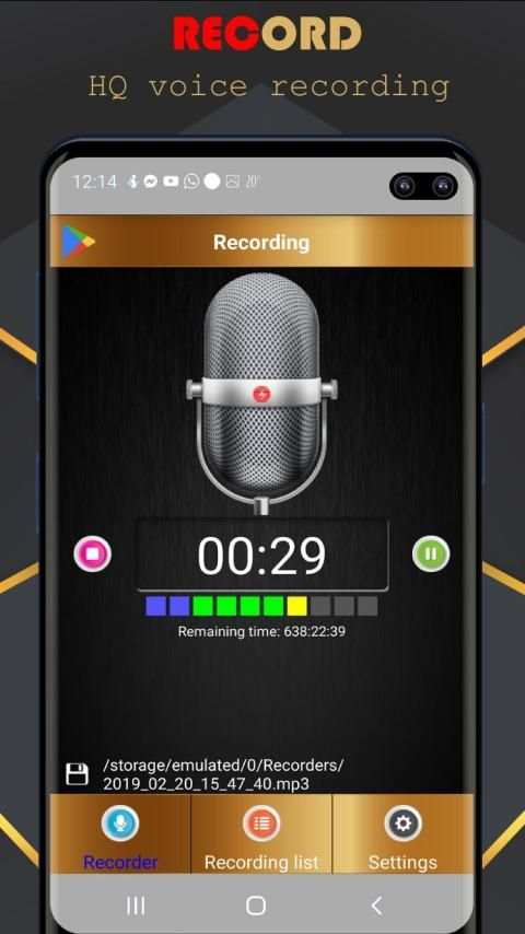 Voice Recorder Pro - Audio recorder स्क्रीनशॉट 3