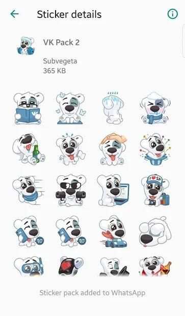 Melhores stickers VK WAStickerApps screenshot 1