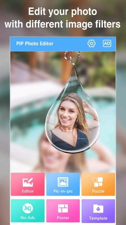 PIP Photo Editor स्क्रीनशॉट 10