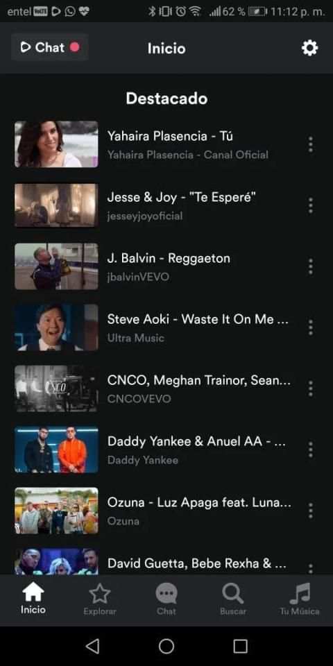 Vider: música para YouTube स्क्रीनशॉट 6