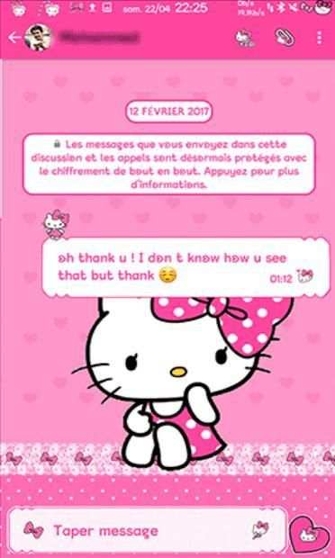 theme WA pink key for android screenshot 2