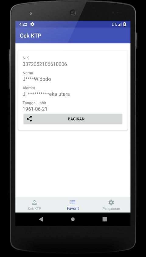 Cek KTP/ Identitas Penduduk (NIK) screenshot 1