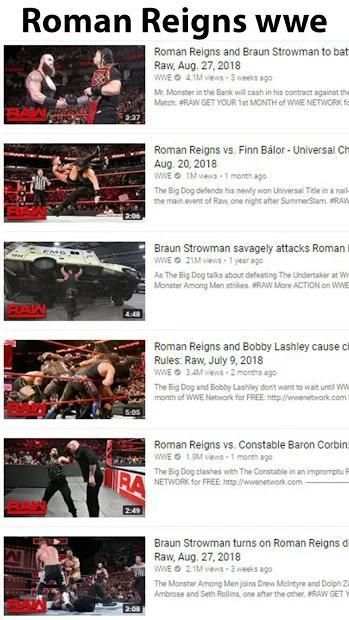 Roman Reigns wwe स्क्रीनशॉट 2