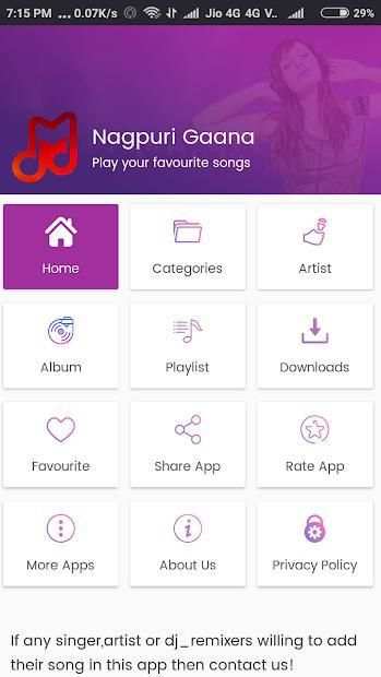 Nagpuri Gaana - An app for nagpuri songs स्क्रीनशॉट 2