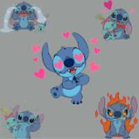 Stitch Sticker WA Blue Koala Lilo