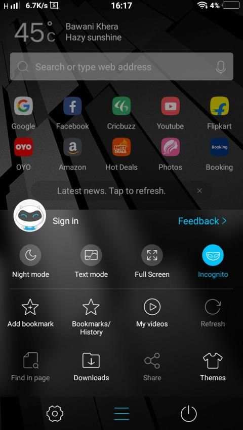 MW Browser screenshot 2