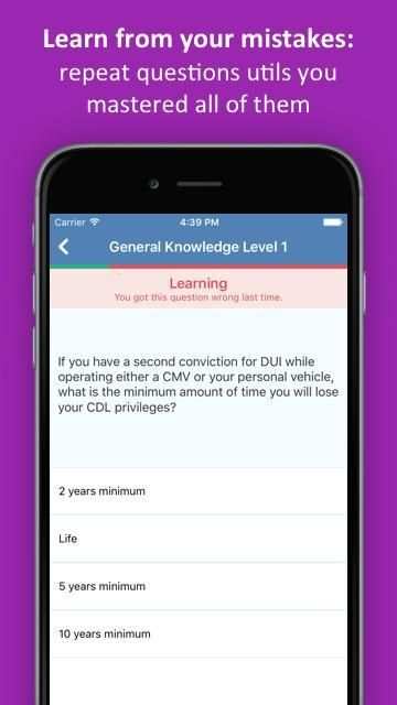 CDL Practice Test 2019 Edition स्क्रीनशॉट 4