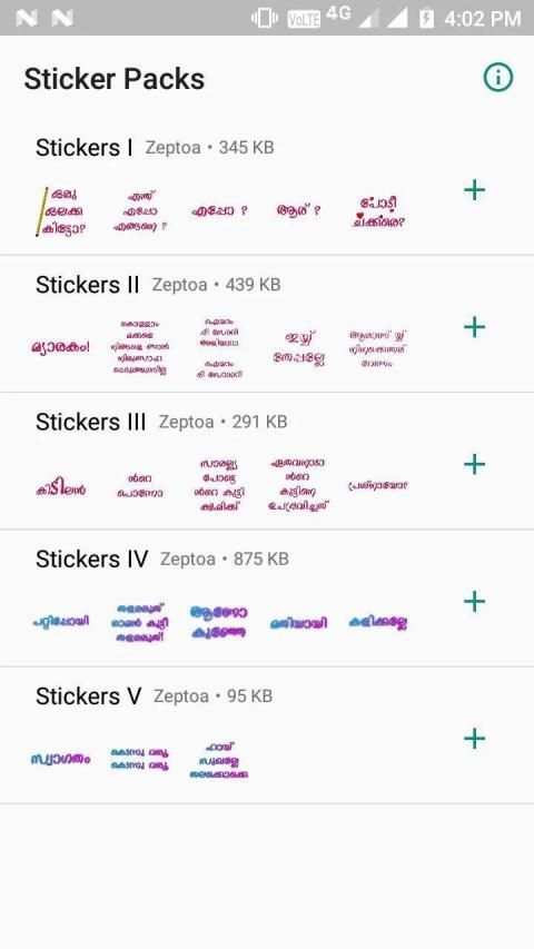 WAStickerApps -Malayalam Stickers And Status स्क्रीनशॉट 5
