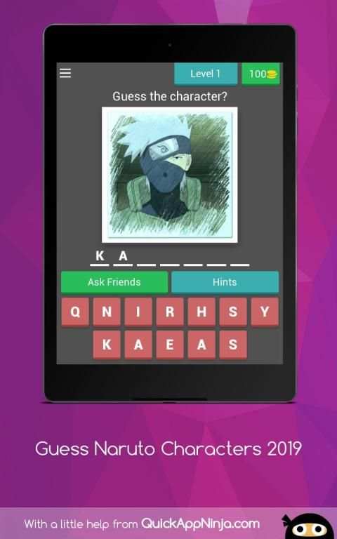 Guess the Naruto Characters 2019 screenshot 4