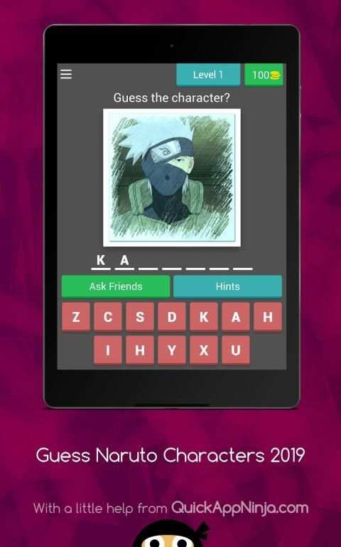 Guess the Naruto Characters 2019 screenshot 8