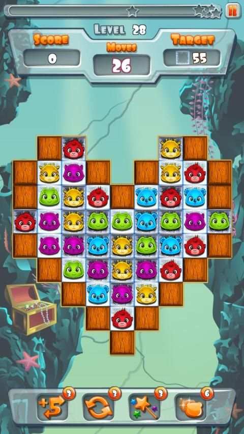 Sweet Zoo Match 3 स्क्रीनशॉट 4