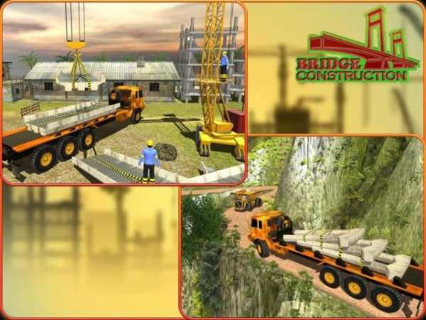 River Road Bridge Construction Crane Simulator 18 screenshot 3