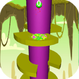 ikon हेल ​​जंप बॉल: सर्पिल बाउंस टैपर आर्केड