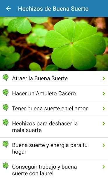 Hechizos de buena suerte screenshot 2