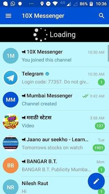 10X Messenger- Secure & Fast screenshot 1