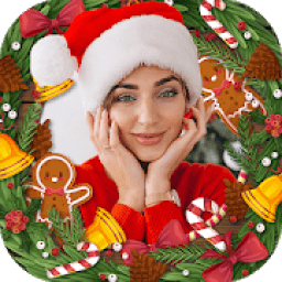 ikon Hari Natal Bingkai Foto - Hari Natal Editor Foto