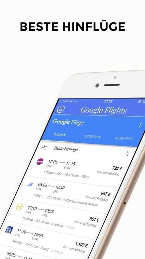 Last Minute - Google Flights screenshot 2