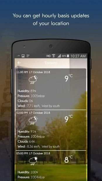 Weather Forecaster स्क्रीनशॉट 2